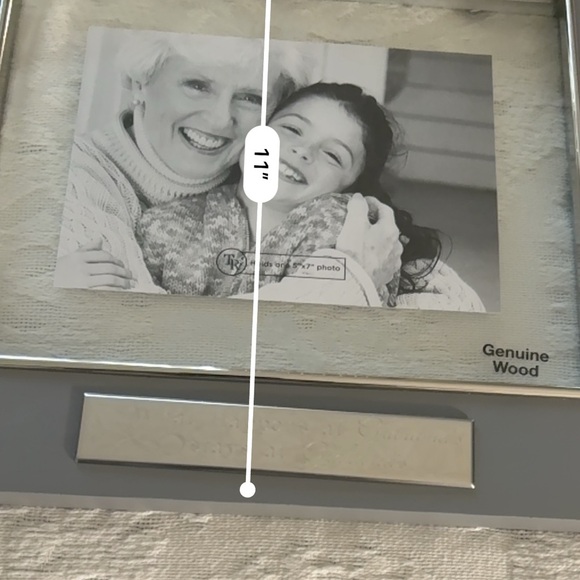 BNWOT Gray Wood Grandma Picture Frame, No longer Sold in Stores! Engraved - Picture 8 of 9
